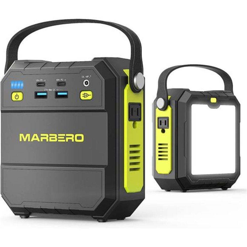 Portable PowerStation 83Wh Small Generator Solar PowerBank 80W(Peak 120W)Camping
